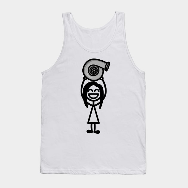 Turbo girl 2.0 Tank Top by hoddynoddy